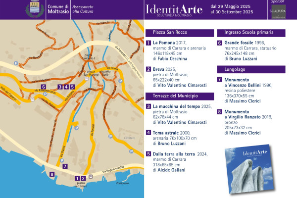 Mappa delle opere esposte